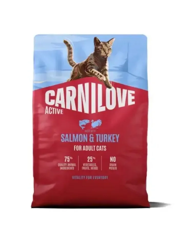 Корм сухий Carnilove Active Salmon & Turkey для котів лосось та індичка 2 кг