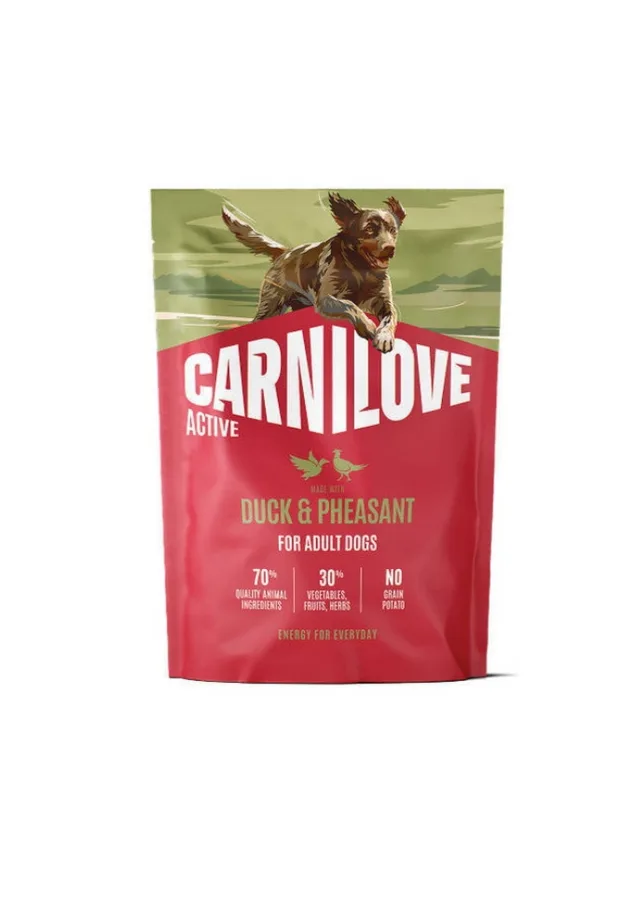 Корм сухий Carnilove Active Duck & Pheasant для собак качка і фазан 1,5 кг