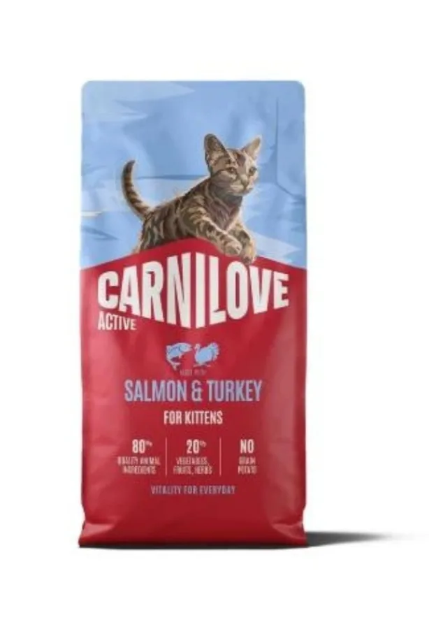 Корм сухий Carnilove Active Salmon & Turkey Kitten для кошенят лосось та індичка 6 кг