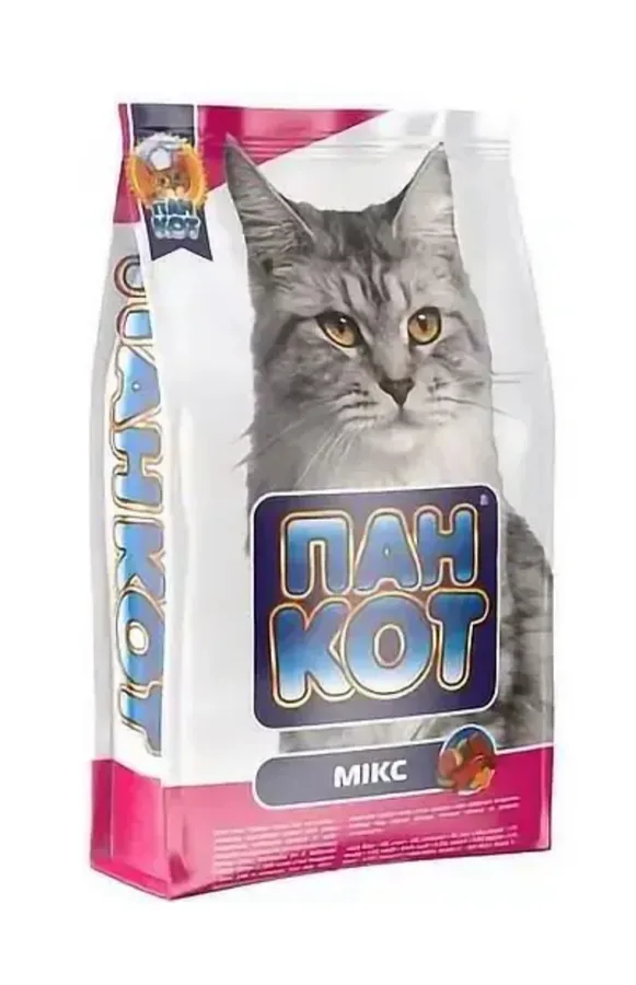 Сухий корм для котів Пан Кіт Мікс, 10 кг