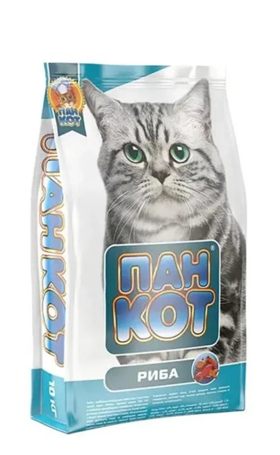 Сухий корм для котів "Пан Кіт" риба 10 кг