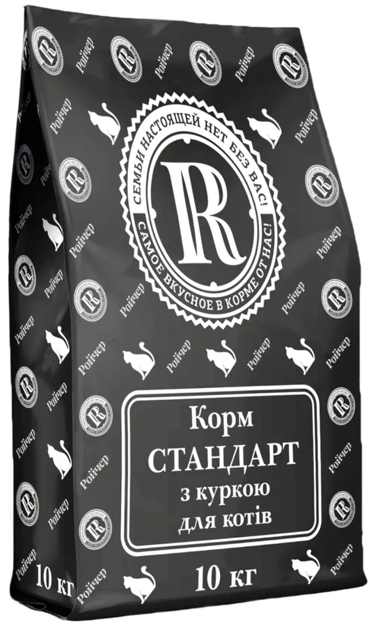 Сухий корм для кішок Ройчер Стандарт з куркою 10 кг