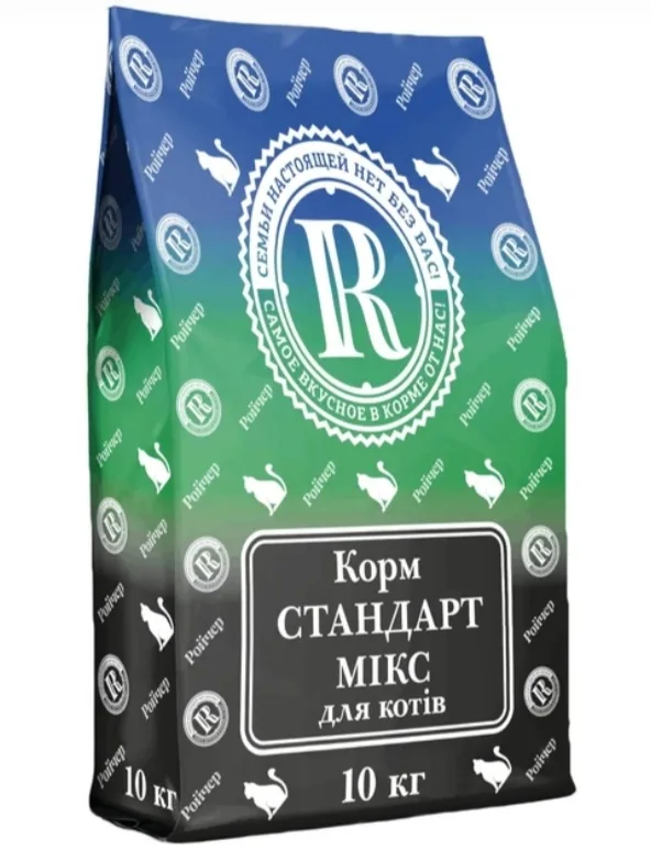 Сухий корм для кішок Ройчер Стандарт Мікс 10 кг
