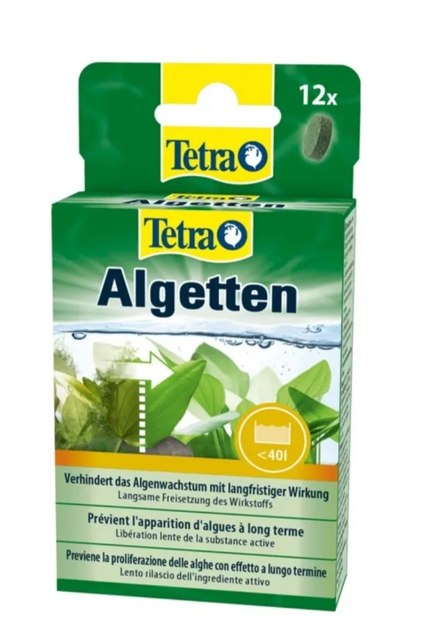 Таблетки Tetra Algetten проти водоростей, 12 шт на 120 л