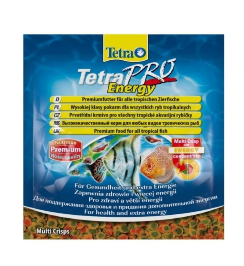 Корм Tetra чіпси для акваріумних риб Тетра Про Енерджі, 12 г