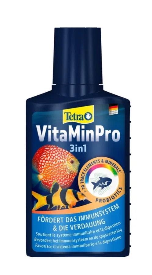 Засіб Tetra VitaMinPro 3in1, вітамінізований кондиціонер для акваріума, 100 мл на 400 л