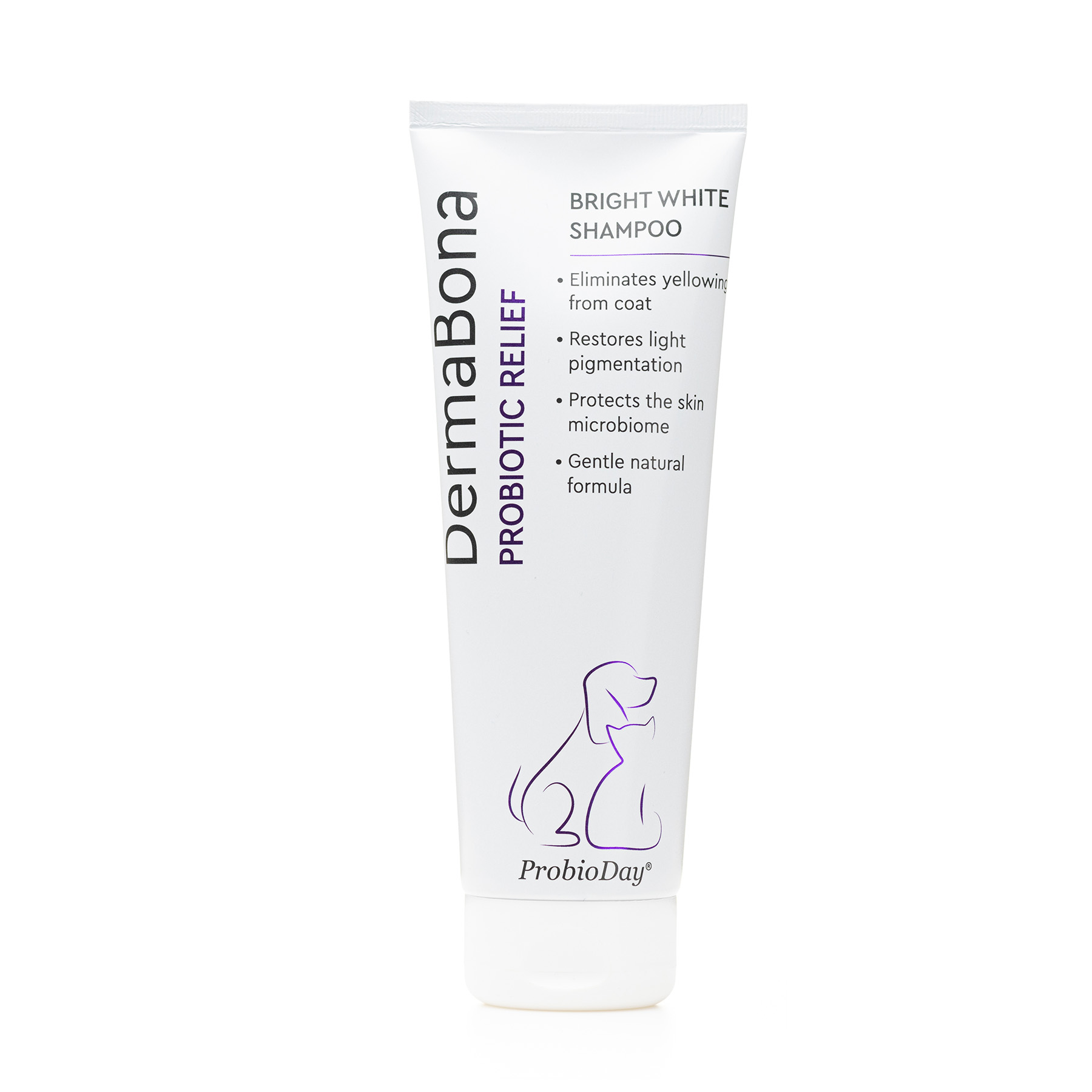 DermaBona Bright White Shampoo шампунь для білосніжних тварин 250 мл